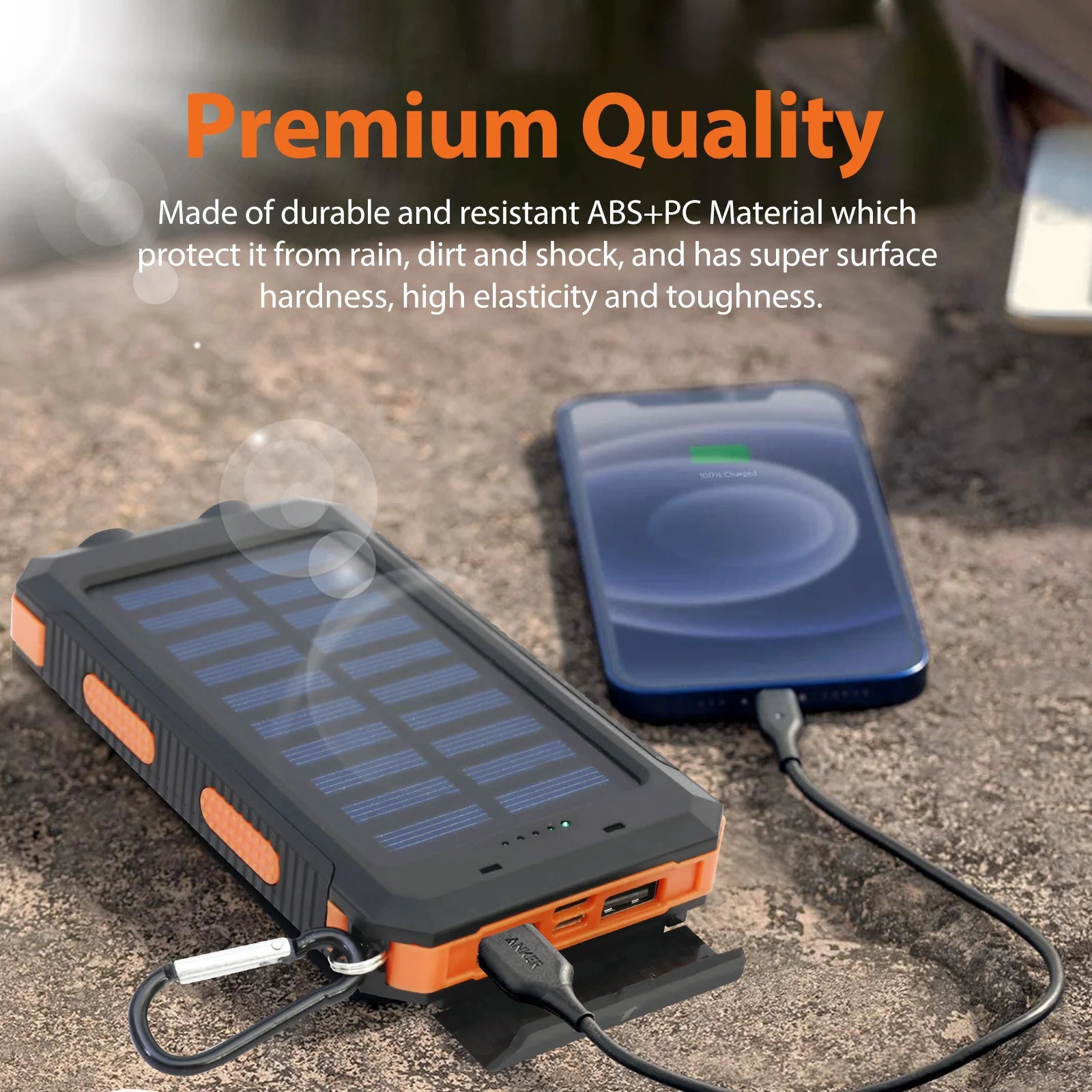 Rugged Solar Power Emergency Pack